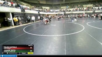 189 lbs Quarterfinal - Cooper Smith, Marinette Wrestling vs Talon Hatfield, Sauk Prairie