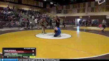 145 lbs 1st Place Match - Alex Mykalo, La Canada High School Wrestling vs Joshua Valdez, Servite High School Wrestling