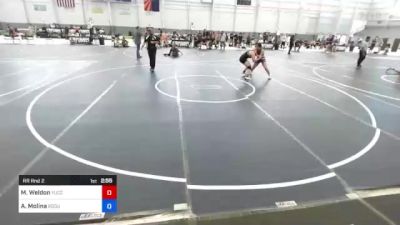 136 kg Rr Rnd 2 - Miah Weldon, Yucca Valley HS vs Aubrie Molina, Rogue Nation