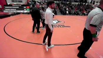 150 lbs Semifinal - Shane Oswald, Columbia (HICKMAN) (MO) vs Donovan Rosauer, YORKVILLE (HS)