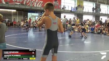 70 lbs Round 6 (10 Team) - Maddox Plambeck, RWA vs Cade Sipniewski, TN Elite
