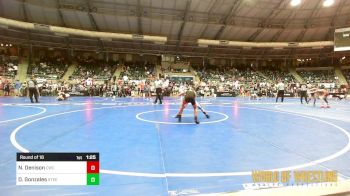 84 lbs Round Of 16 - Nash Denison, Cowboy Wrestling Club vs Drake Gonzales, Steel City Reloaded