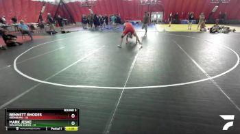 175 lbs Round 3 (16 Team) - Bennett Rhodes, Reedsburg vs Mark Jeske, Wisconsin Rapids