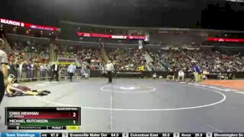 160 lbs Quarterfinal - Chris Newman, Mt. Vernon vs Michael Hutchison, Cascade