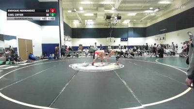 177 lbs Quarterfinal - Cael Cryer, Moreno Valley vs Enrique Hernandez, Elsinore