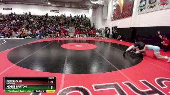 190 lbs Quarterfinal - Moses Barton, Greeley West vs Peter Olmi, Lutheran
