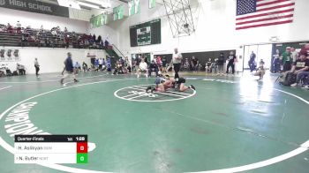 106 lbs Quarterfinal - Henry Aslikyan, Birmingham vs Noah Butler, Northview