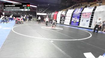 120 Class 3 lbs Cons. Round 1 - Lamarion Edwards, McCluer North vs Dayton Dunn, Warrensburg