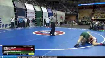 149 lbs Champ. Round 1 - Caelyn Hanff, Warrenton vs Hannah Eberhardt, DeSoto