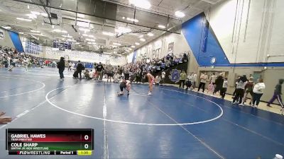 112 lbs Cons. Round 2 - Cole Sharp, Uintah Jr High Wrestling vs Gabriel Hawes, Team Prestige