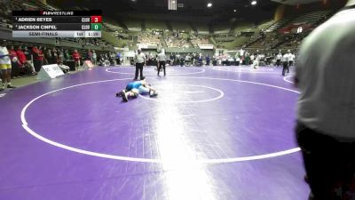 177 lbs Semifinal - Adrien Reyes, Clovis vs Jackson Cinfel, Clovis North