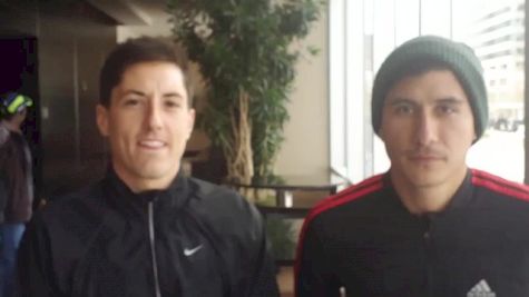 Matthew Llano and Danny Mercado GO! St. Louis pre-race