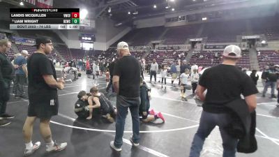 74 lbs Champ. Rd Of 32 - Landis McQuillen, Victory Wrestling Club - VTC vs Liam Wright, Bear Cave Wrestling Club