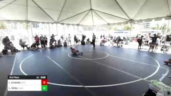 43 lbs 2nd Place - Israel Jimenez, Grindhouse vs Lilah Miller, Rancho Bernardo WC