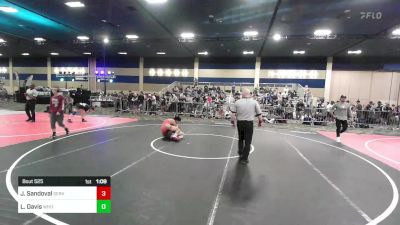 126 lbs Round Of 32 - Julien Sandoval, Servite HS vs Landon Davis, Whitehouse WC