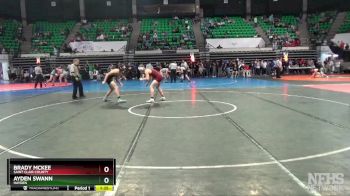 5A 144 lbs Quarterfinal - Ayden Swann, Hayden vs Brady McKee, Saint Clair County