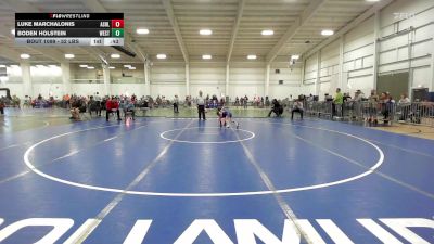 52 lbs Consi Of 16 #2 - Luke Marchalonis, Ashland vs Boden Holstein, Westerly