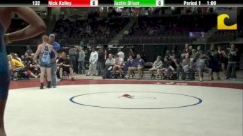 132 lbs 3rd-place-match Justin Oliver Michigan vs. Nick Kelley New York