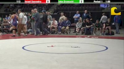 113 lbs 3rd-place-match Israel Saavedra California vs. Jake Gromacki Pennsylvania