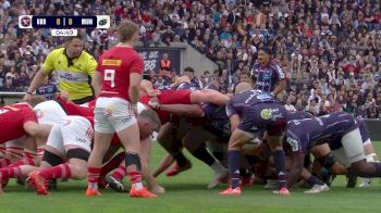 Damian Penaud Try Bordeaux-Begles vs Munster