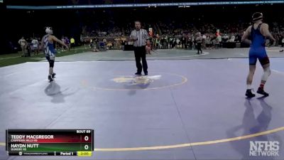 D3-113 lbs Champ. Round 1 - Haydn Nutt, Dundee HS vs Teddy MacGregor, Chippewa Hills HS