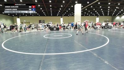 126 lbs Cons. Rd Of 16 - Jonah Aadland, Heartland Wrestling Academy vs Landon Lewis, Cougar Wrestling Club