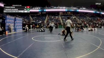 3A 126 lbs Cons. Round 3 - George Coleman, Fred T. Foard High School vs Tyson Croce, Havelock High School