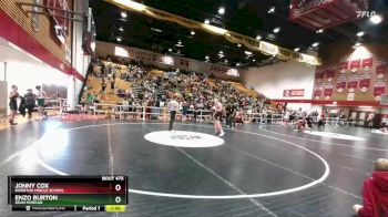 125 lbs Cons. Semi - Jonny Cox, Riverton Middle School vs Enzo Burton, Dean Morgan