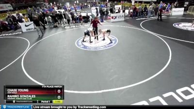 125 lbs 7th Place Match - Ramiro Gonzales, Madera Wrestling Club vs Chase Young, USA Gold