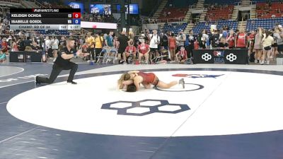 110 lbs Champ. Rd Of 64 - Keleigh Ochoa, Kansas vs Isabelle Goedl, Washington