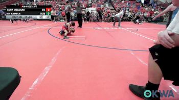 61 lbs Consolation - Luca Villegas, Kansas Young Guns vs Ky Kemble, Ponca City Wildcat Wrestling