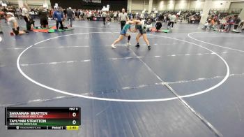 130 lbs Semifinal - Taylynn Stratton, Hermiston Wrestling vs Savannah Bratten, Rogue Warrior Wrestling