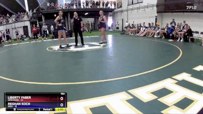 163 lbs Round 2 (6 Team) - Liberty Faber, Wisconsin vs Reghan Koch, Ohio