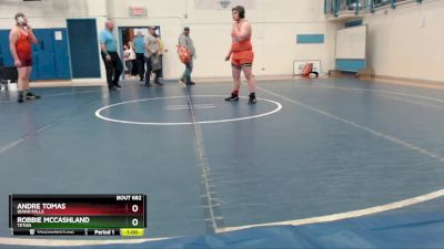 220 lbs Cons. Round 5 - Robbie McCashland, Teton vs Andre Tomas, Idaho Falls