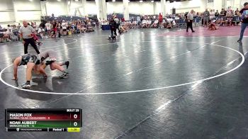 132 lbs Round 4 (16 Team) - Noah Aubert, Brawlers Elite vs Mason Fox, Florida Young Gunslingers