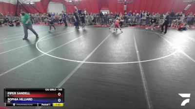 145 lbs Round 2 - Piper Sandell, IL vs Sophia Hilliard, ND