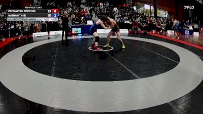 60kg Champ. Round 2 - Zechariah Topping, Saskatoon Junior Huskies vs Nathan Thiel, Unaffiliated BC