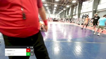 138 lbs Rr Rnd 3 - Jeremiah Brown, Flint Tropics vs Cyler Baer, 1000 Islands