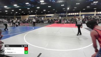 114 lbs Quarterfinal - Jose Perez, Hyperbolic WC vs Adam Vasquez, Rough House