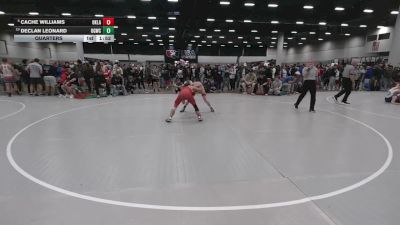 113 lbs Quarters - Cache Williams, Oklahoma vs Declan Leonard, USA Gold Wrestling Club