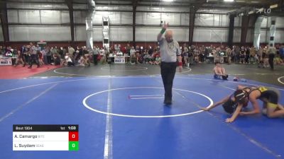 90 lbs Consi Of 8 #1 - Alessandro Camargo, Bitetto Trained vs Liam Suydam, Seagull