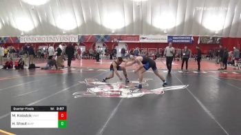 149 lbs Quarterfinal - Matthew Kolodzik, Unattached vs Hunter Shaut, Buffalo
