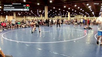 120 lbs Quarters & 3rd Wb (32 Team) - Noah Hyatt, BRAWL Black vs Jackson Lavin, Indiana Outlaws