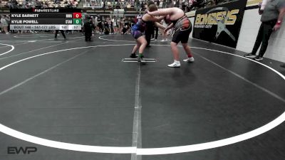 147-177 lbs Rr Rnd 2 - Kyle Barnett, Morris Wrestling Association vs Kylie Powell, Standfast OKC