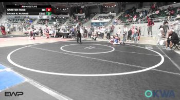 88 lbs Semifinal - Carsten Reiss, Keystone Wrestling Club vs Kaden N. Hughes, Del City Little League Wrestling