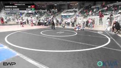 88 lbs Semifinal - Carsten Reiss, Keystone Wrestling Club vs Kaden N. Hughes, Del City Little League Wrestling
