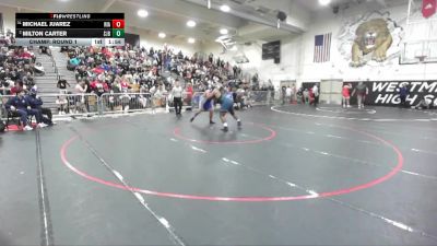 285 lbs Champ. Round 1 - Michael Juarez, Rialto vs Milton Carter, St. John Bosco