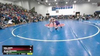 144 lbs Quarterfinal - Will Ward, Thermopolis vs Blake Edwards, Thunder Basin