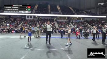 64 lbs 5th Place Match - Gunnar Steinmetz, Falcon Empire vs Kamdynn Parker, Chaparral Kids