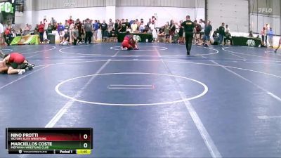 140 lbs Cons. Round 3 - Nino Protti, Victory Elite Wrestling vs Marciellos Coste, Mothman Wrestling Club